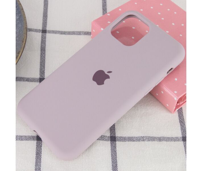 Silicone Case Full Protective (AA) для iPhone 12 Pro Max (6.7") (Lavender)-1